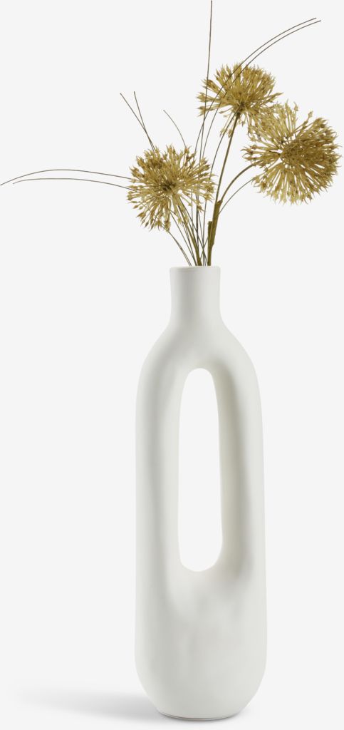 INGEMAR Vase INGEMAR B10xD8xH34cm hvit