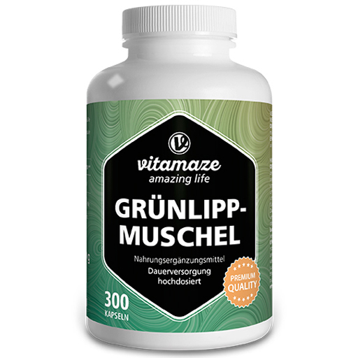 GRÜNLIPPMUSCHEL 500 mg hochdosiert Kapseln  300 St  Kapseln