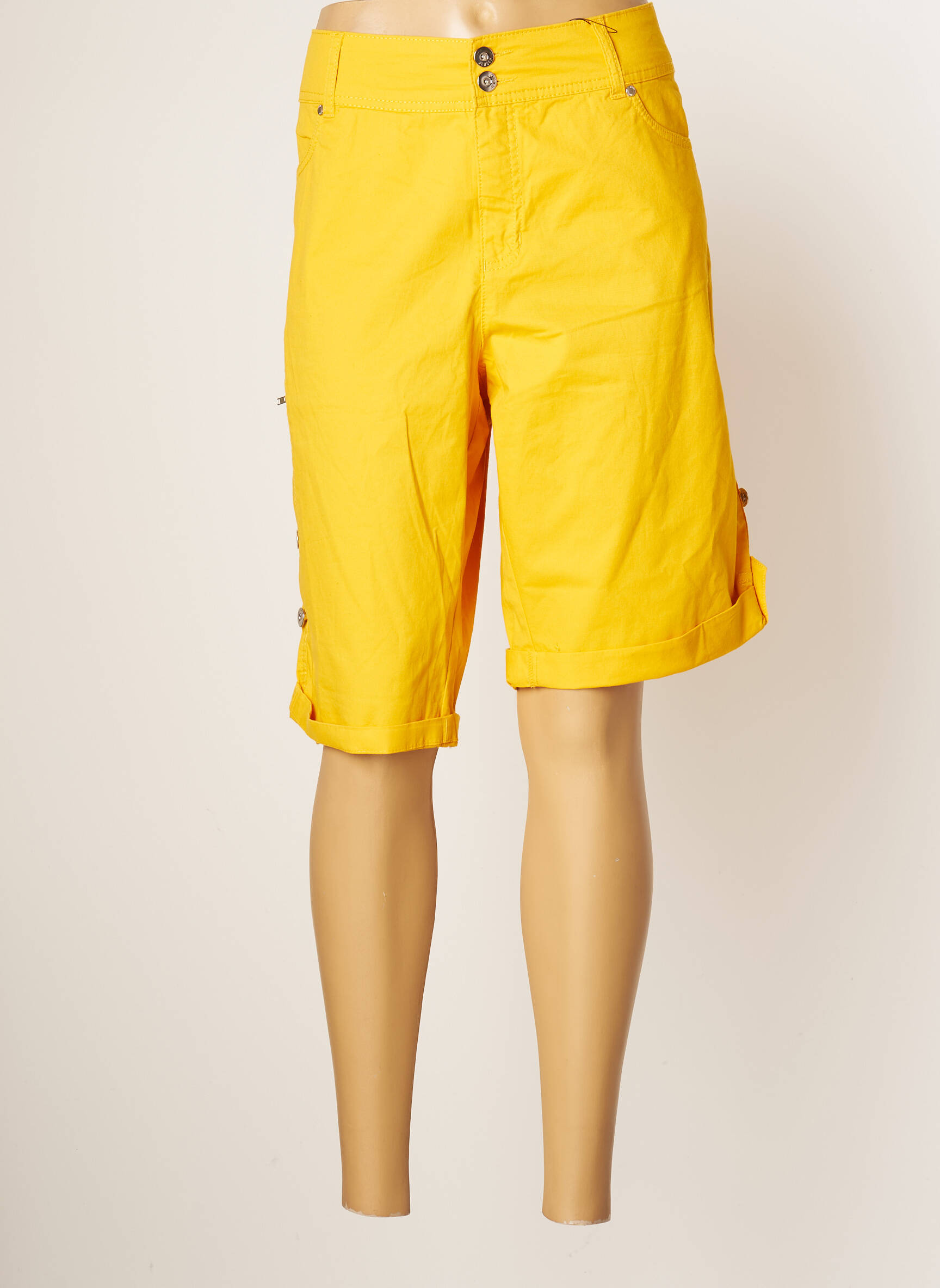 Jensen Bermudas Femme couleur jaune