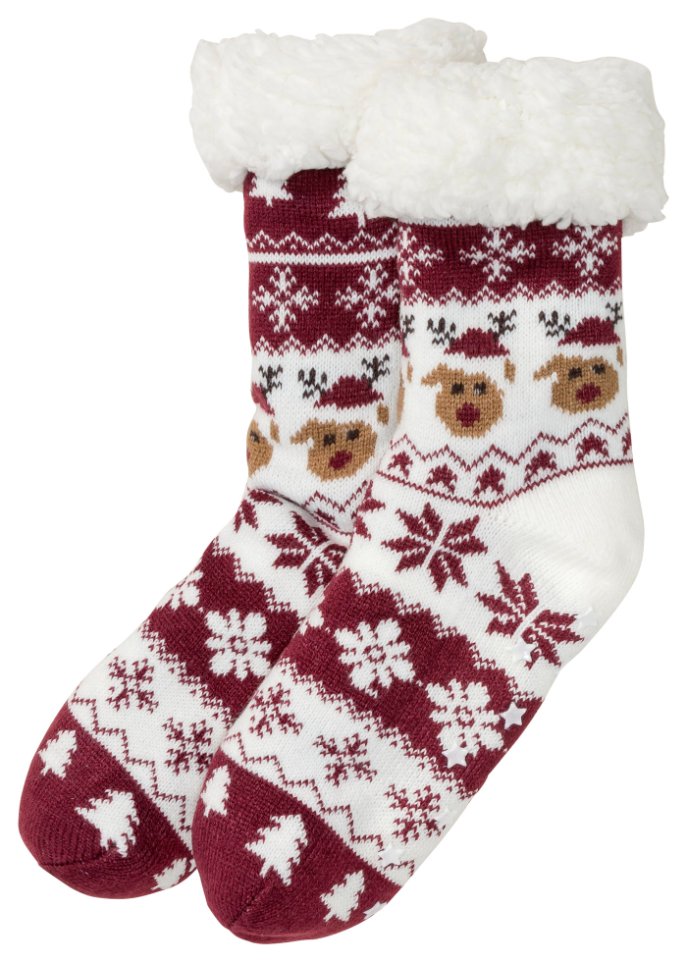 Kuschelsocken mit Teddyfutter