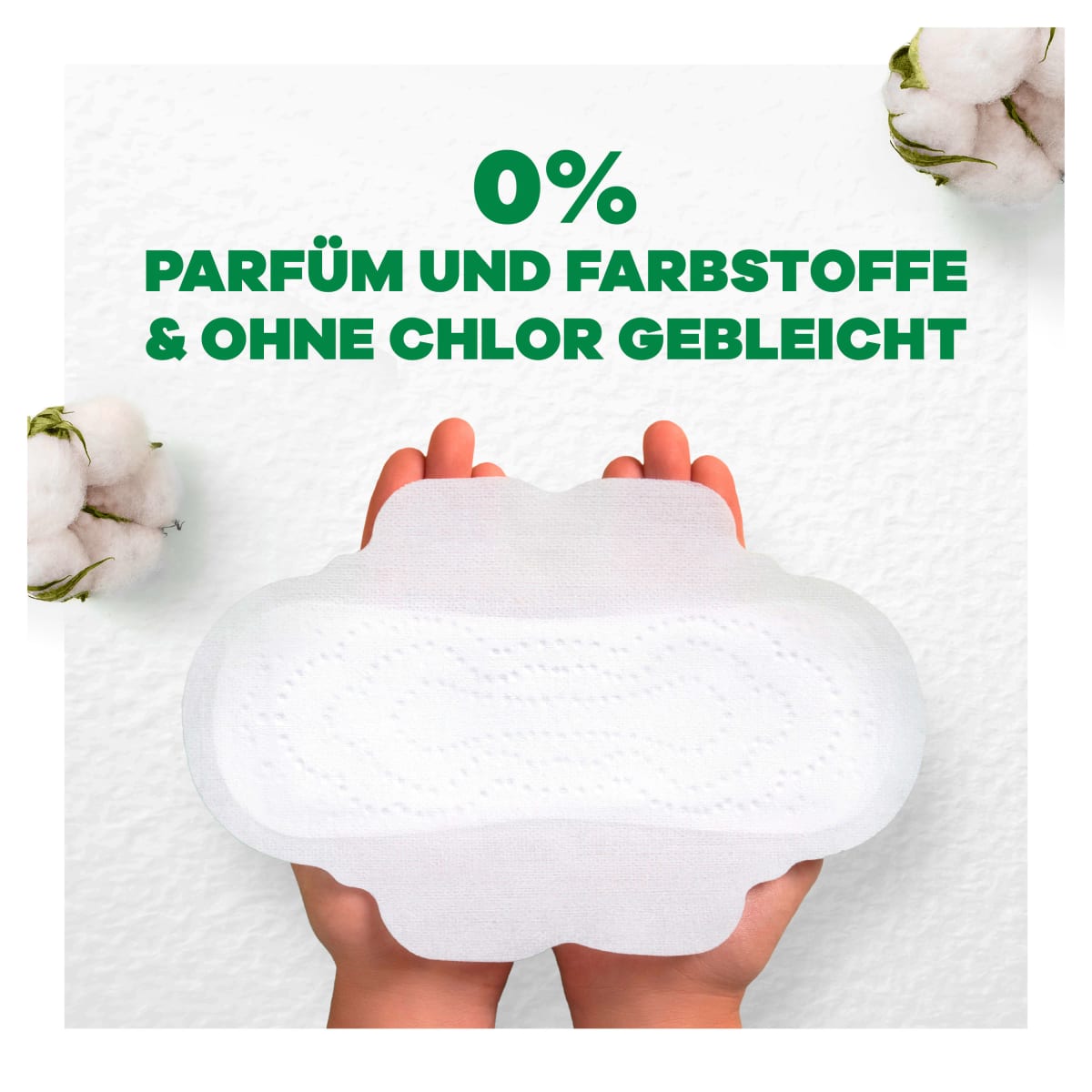 Ultra-Binden Cotton Protection Normal mit Flügel, 11 St
