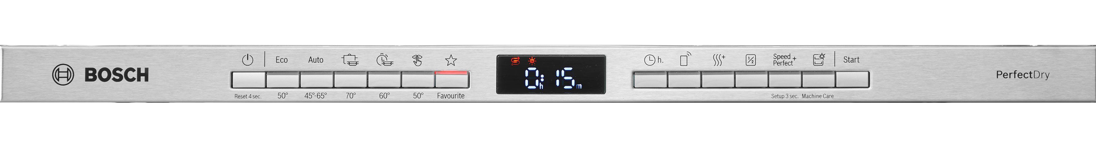 BOSCH vollintegrierbarer Geschirrspüler Serie 6, SMV6ZCX00E, 14 Maßgedecke