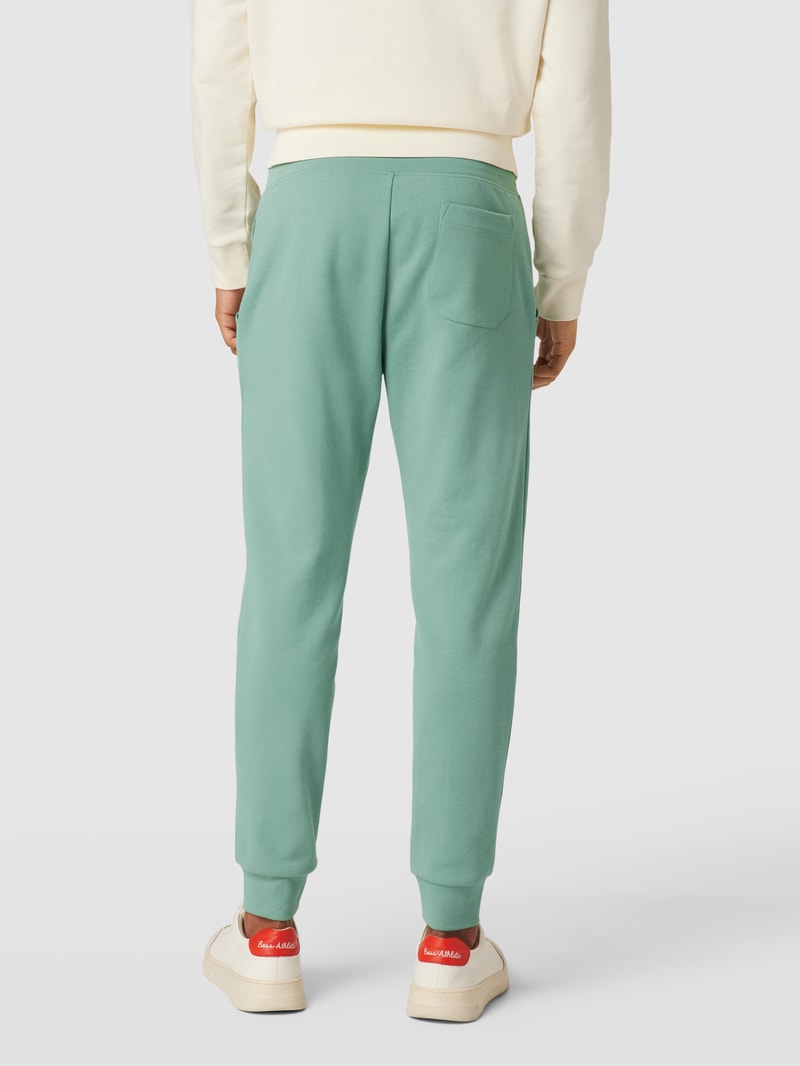 Sweatpants mit elastischem Bund Modell 'ATHLETIC' in grün