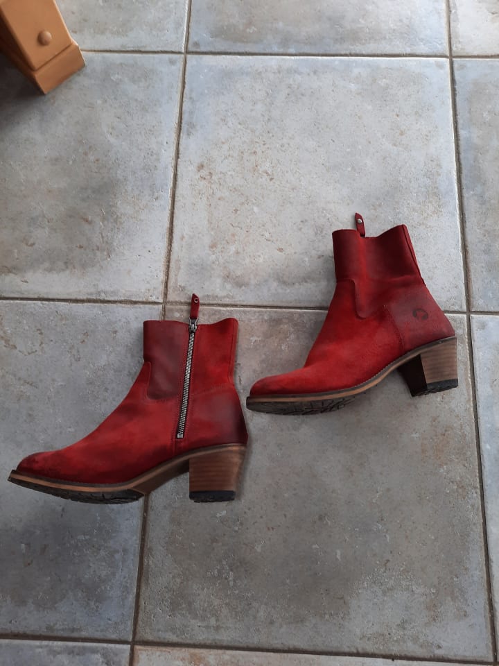 TRAVELIN' Leder-Stiefeletten 