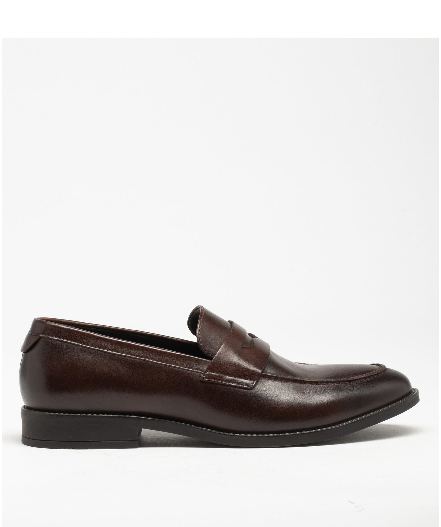 Mocassins dessus cuir homme - Tanéo marron | GEMO