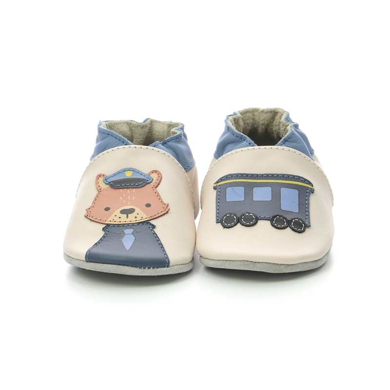 Chaussons cuir Control Station