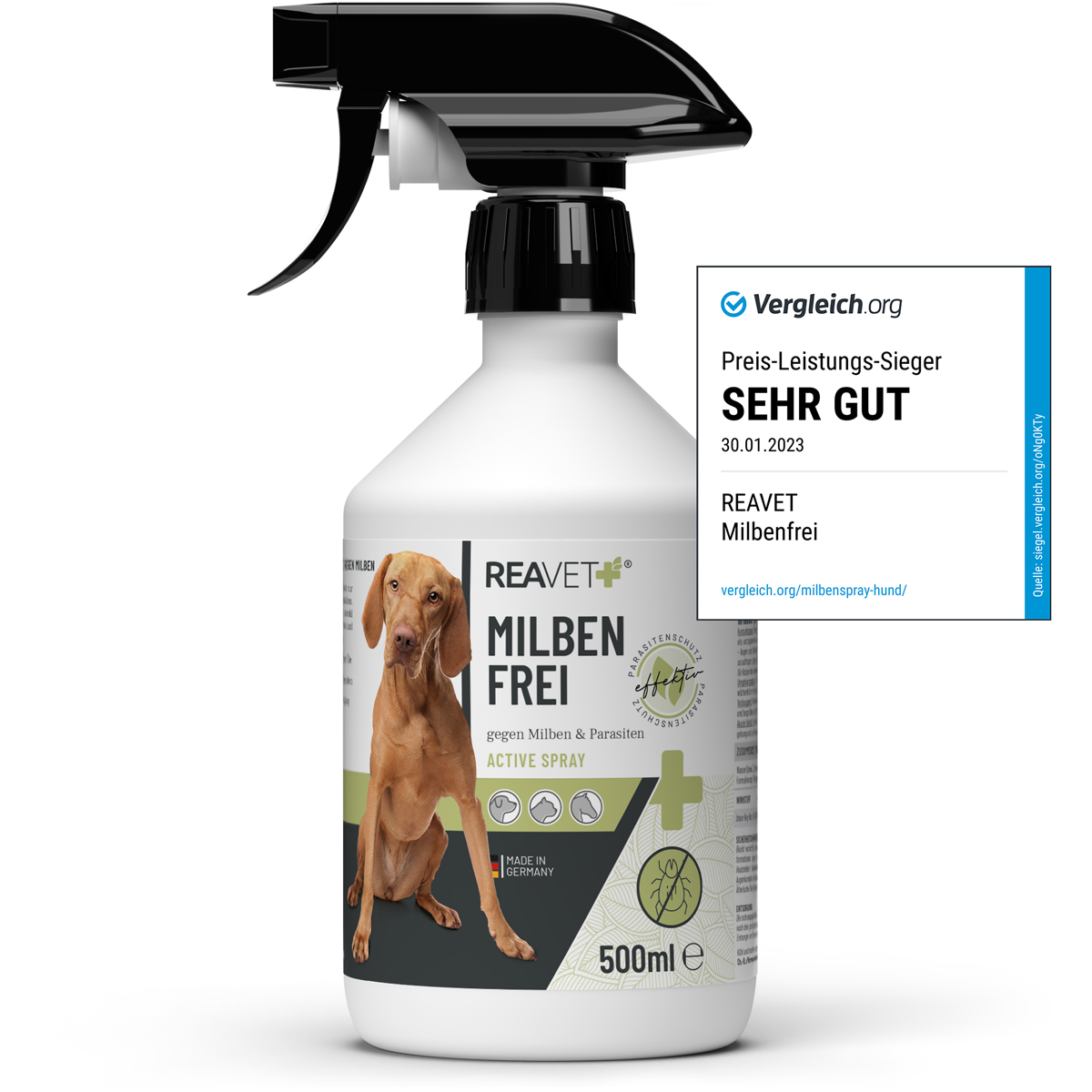 REAVET Floh- & Zeckenmittel REAVET Milben Frei Spray 500ml
