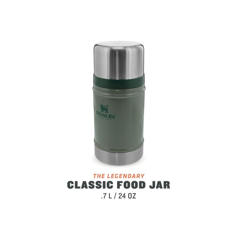 Stanley Food Jar, Classic Legendary Food Jar 24oz \/ 700ml Hammertone Green