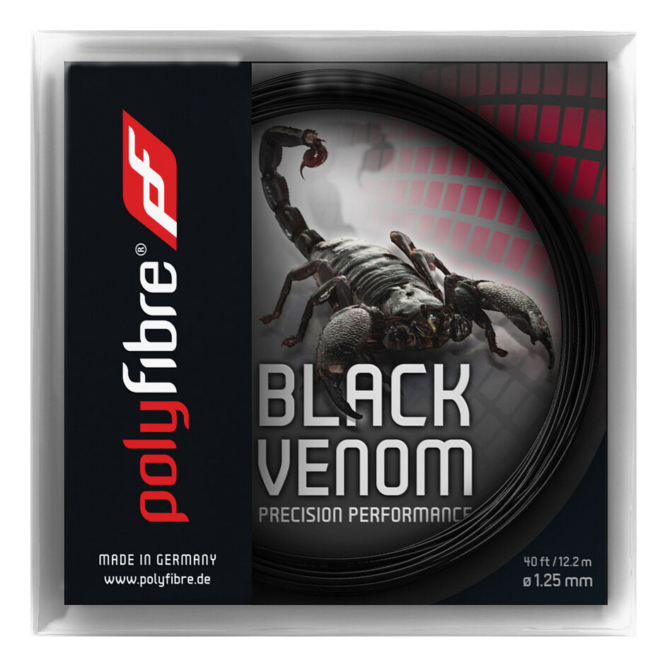 Black Venom Saitenset 12,2m - Schwarz