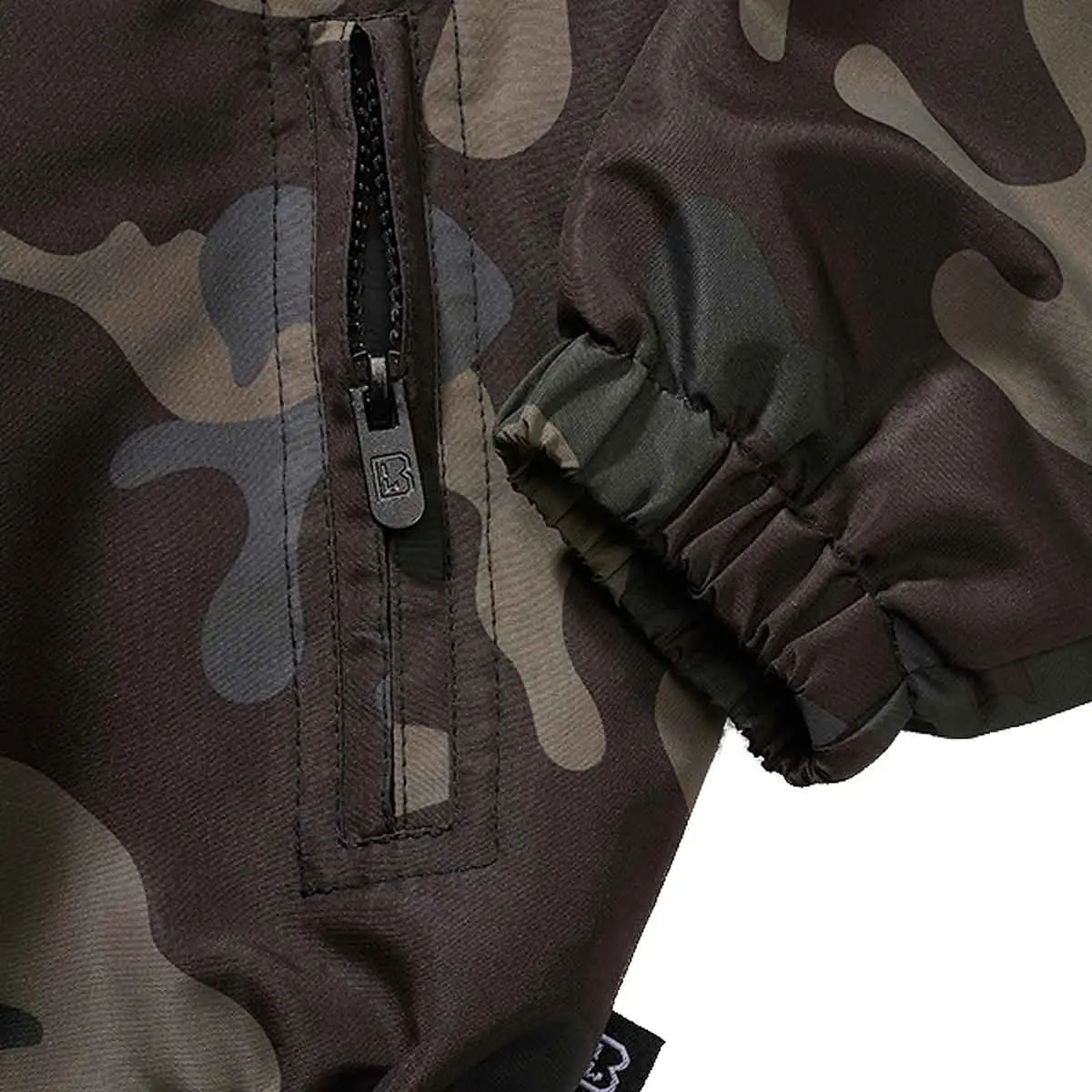 Kinder Sommer Windbreaker Frontzip darkcamo
