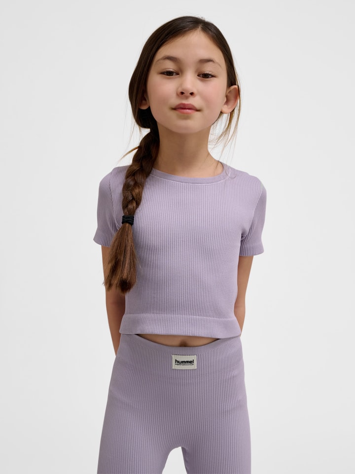 Hummel Hummel T-Shirt Hmljr Seamless Mädchen in LAVENDER GRAY günstig kaufen