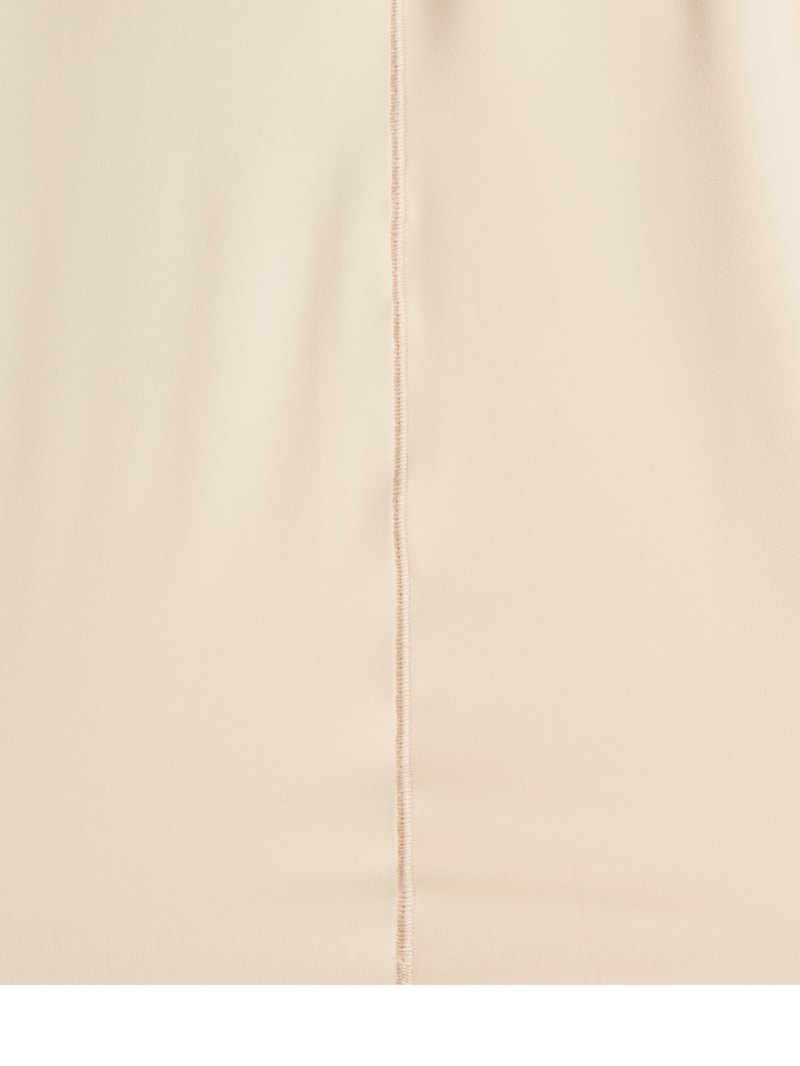 Top mit Stretch-Anteil in beige