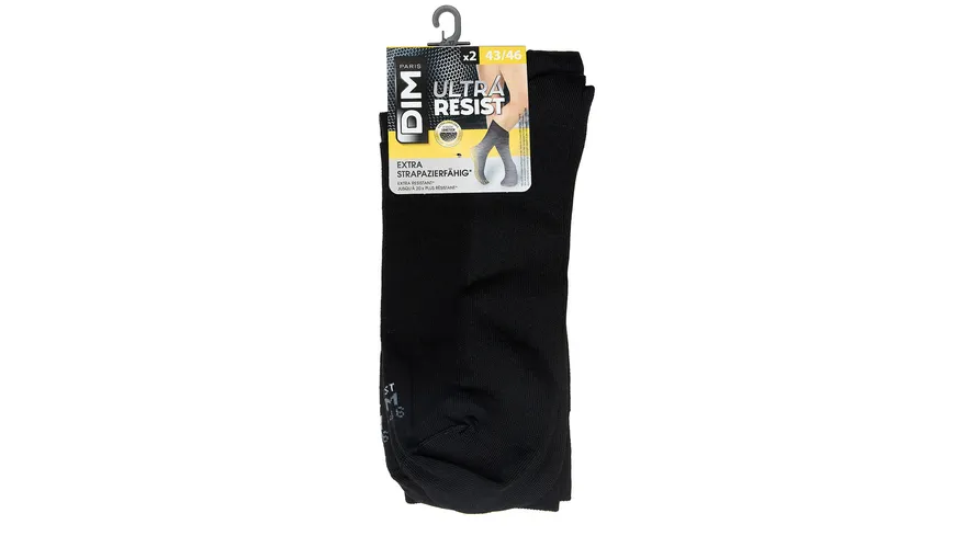 DIM Herren Socken Ultra Resist 2er Pack noir