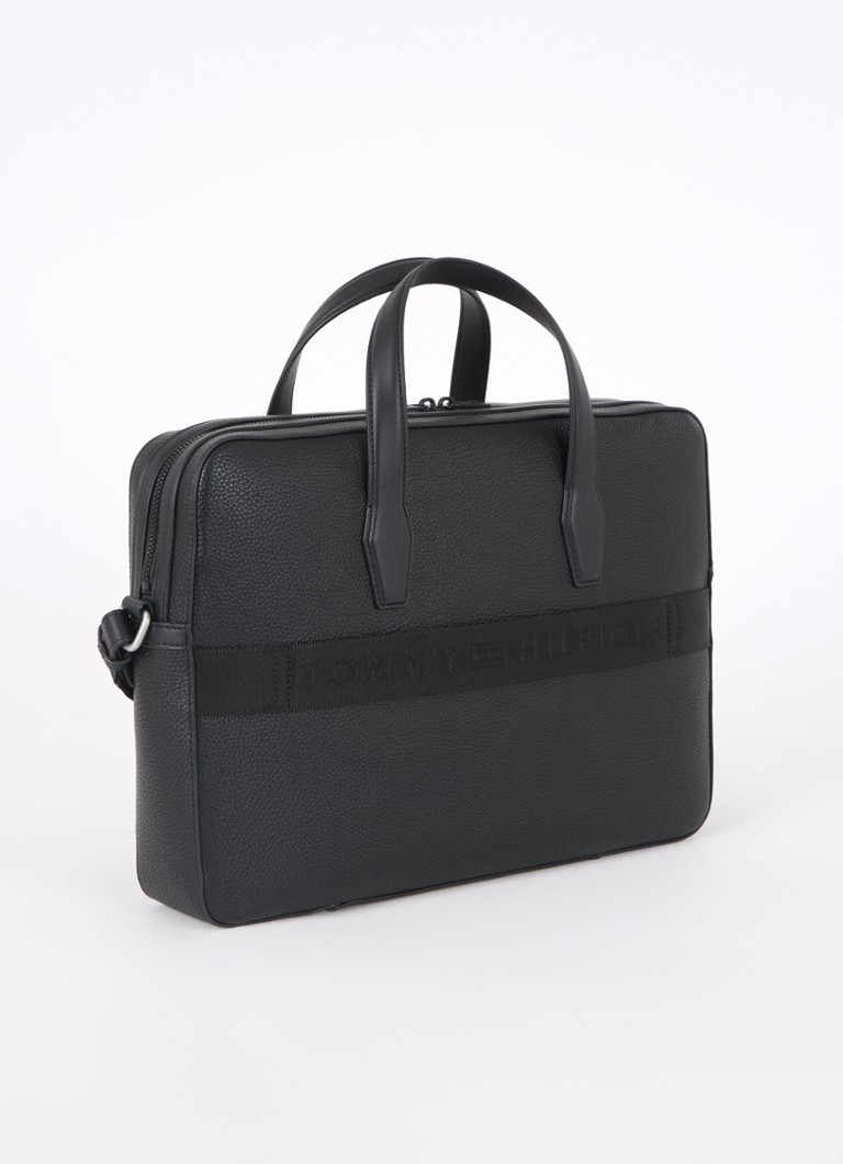 Tommy Hilfiger Corporate Slim laptop bag with logo and detachable shoulder strap