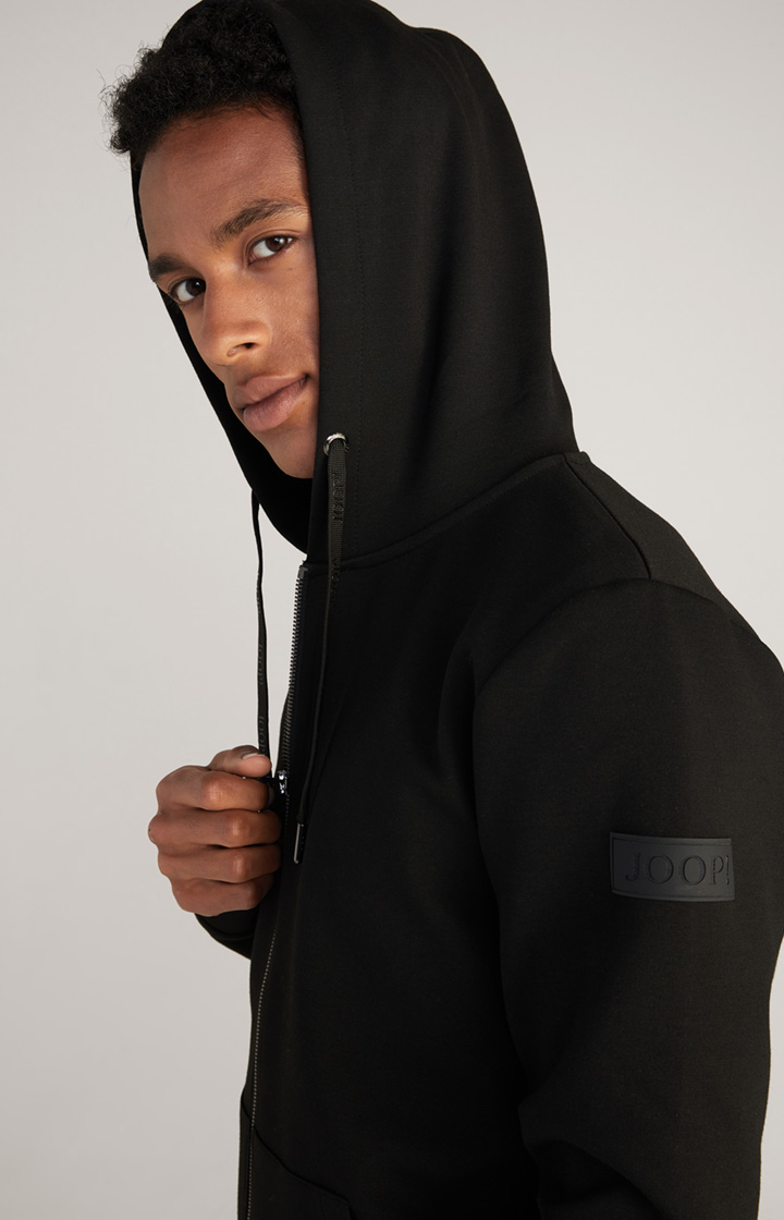 Sweatjacke Stratos in Schwarz