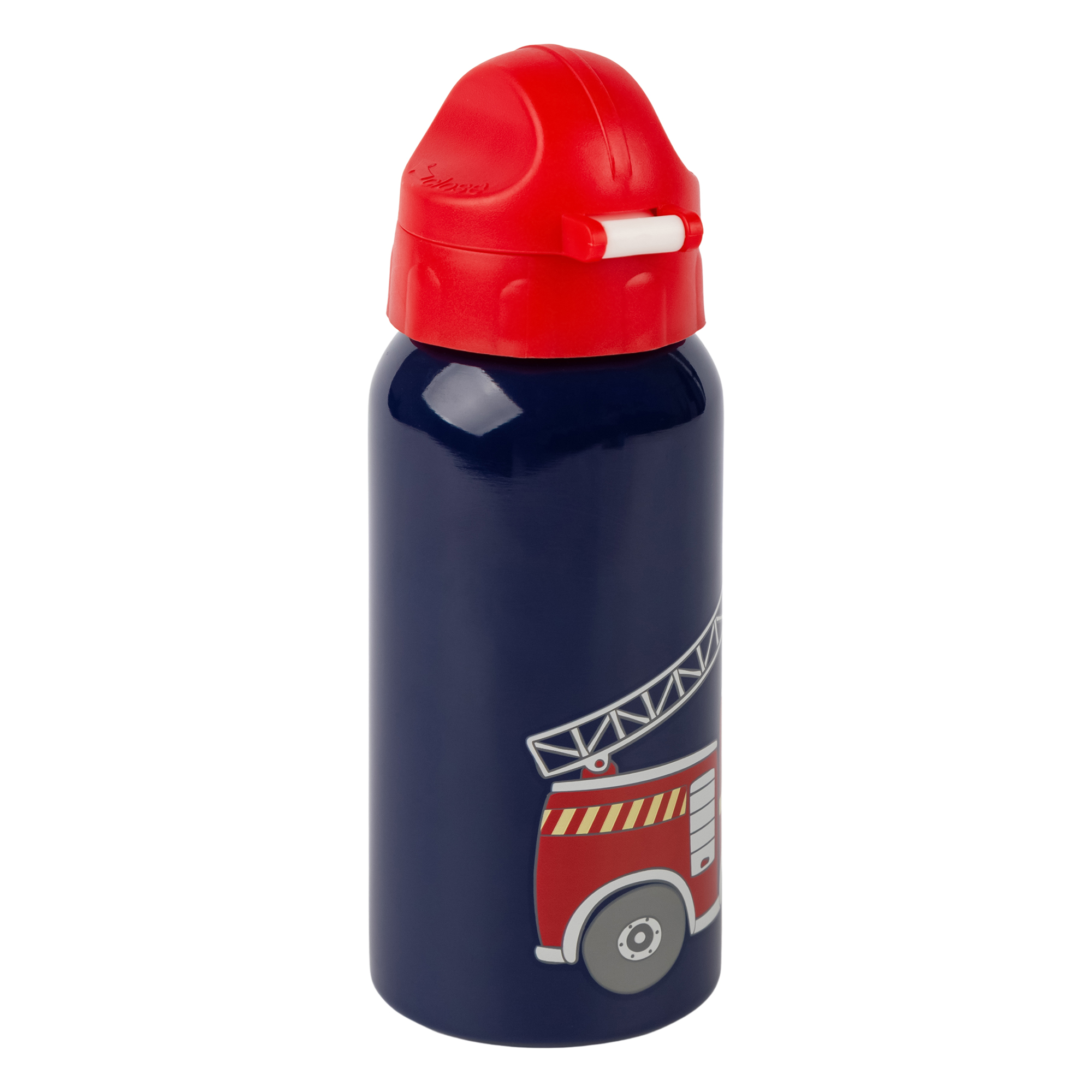 Edelstahl KinderTrinkflasche Feuerwehr, 400ml