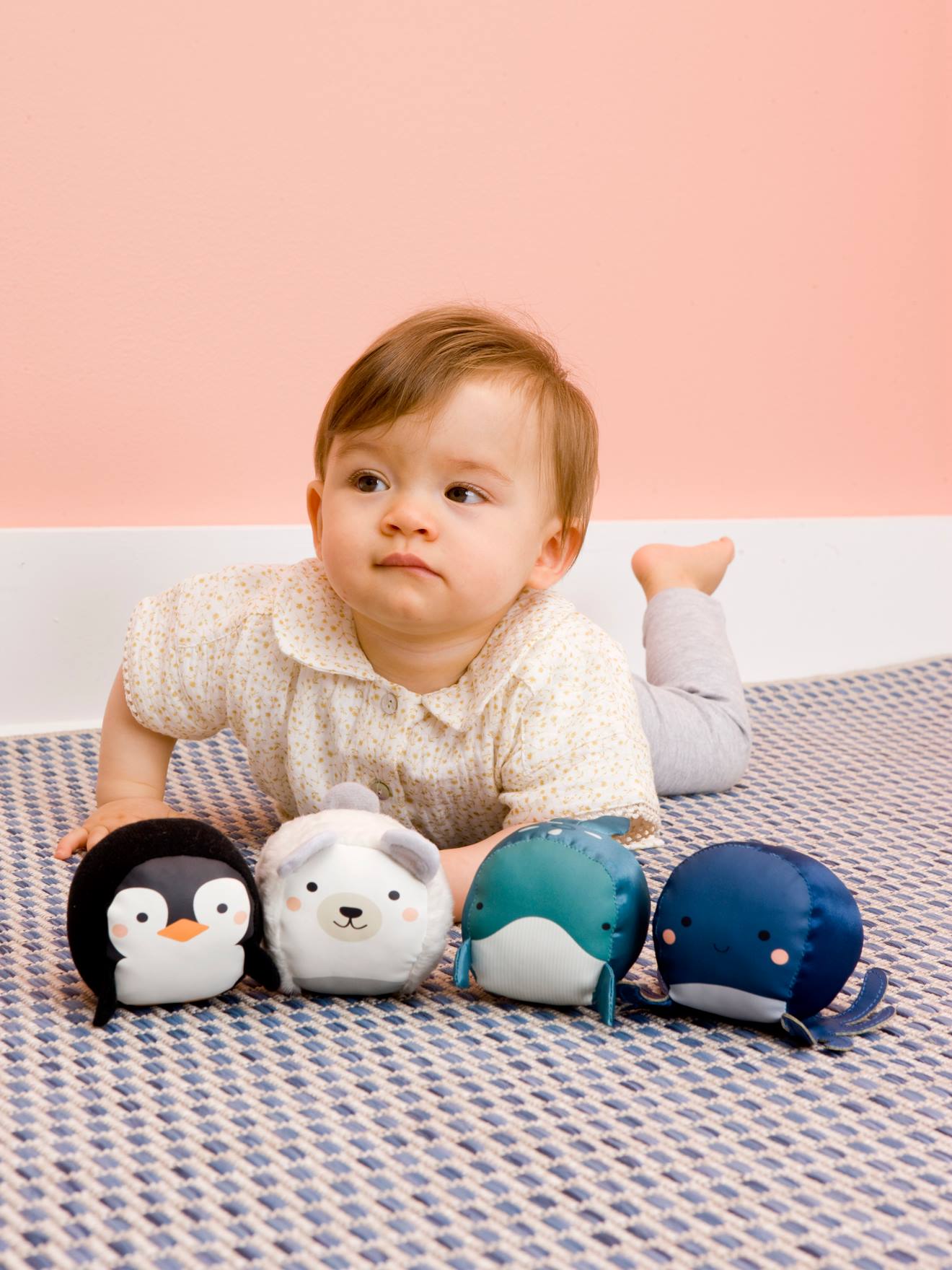 4er-Set Baby Spielbälle DOOBALLS LITTLE BIG FRIENDS - mehrfarbig
