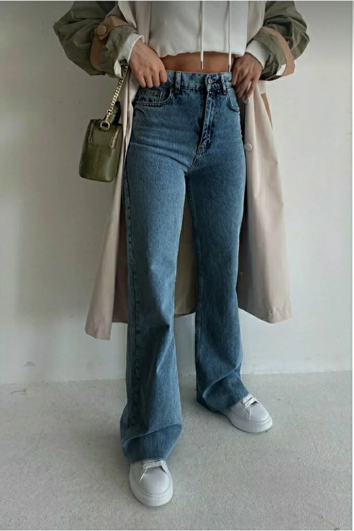 Trn JNS  Jeans - Blau - Wide Leg