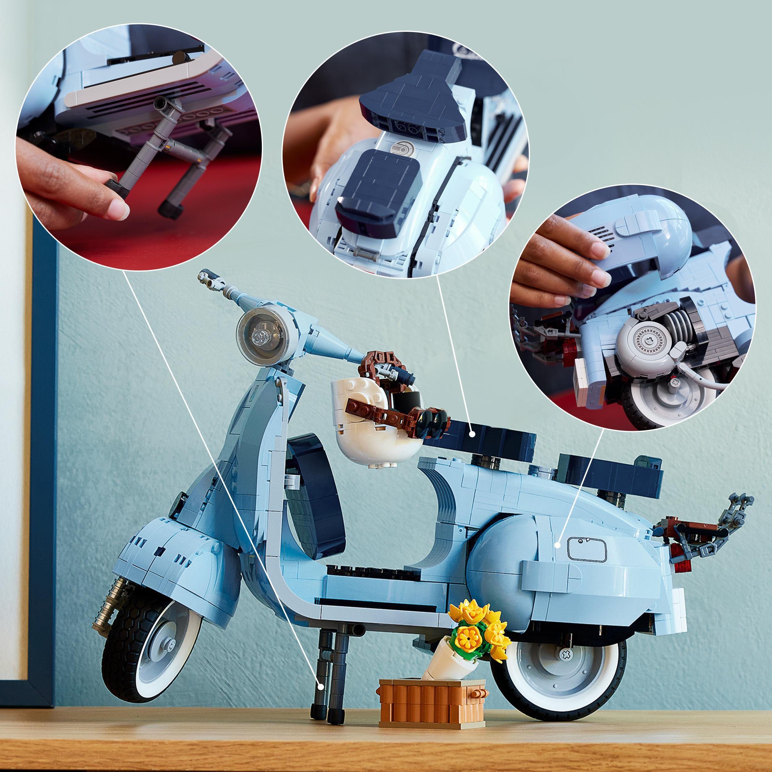LEGO® Konstruktionsspielsteine Vespa 125 (10298), LEGO® Creator Expert, (1106 St), Made in Europe