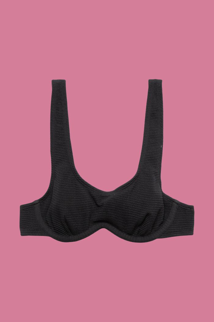 Strukturiertes Bikinitop mit Flexiwire-Bügel