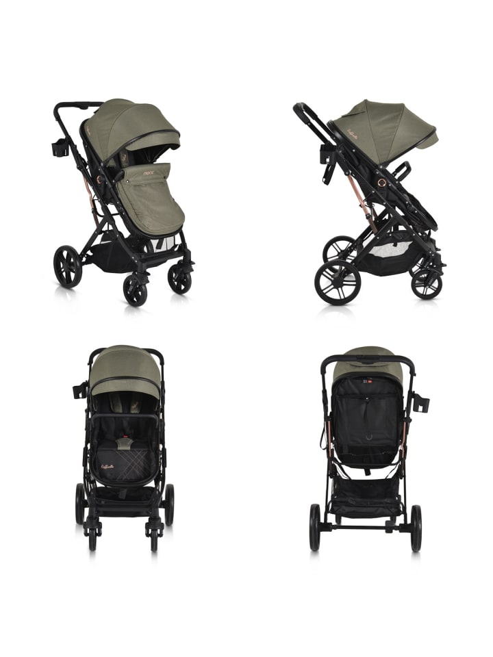 Moni Kombikinderwagen Rafaello 2in1 in grün günstig kaufen onesize