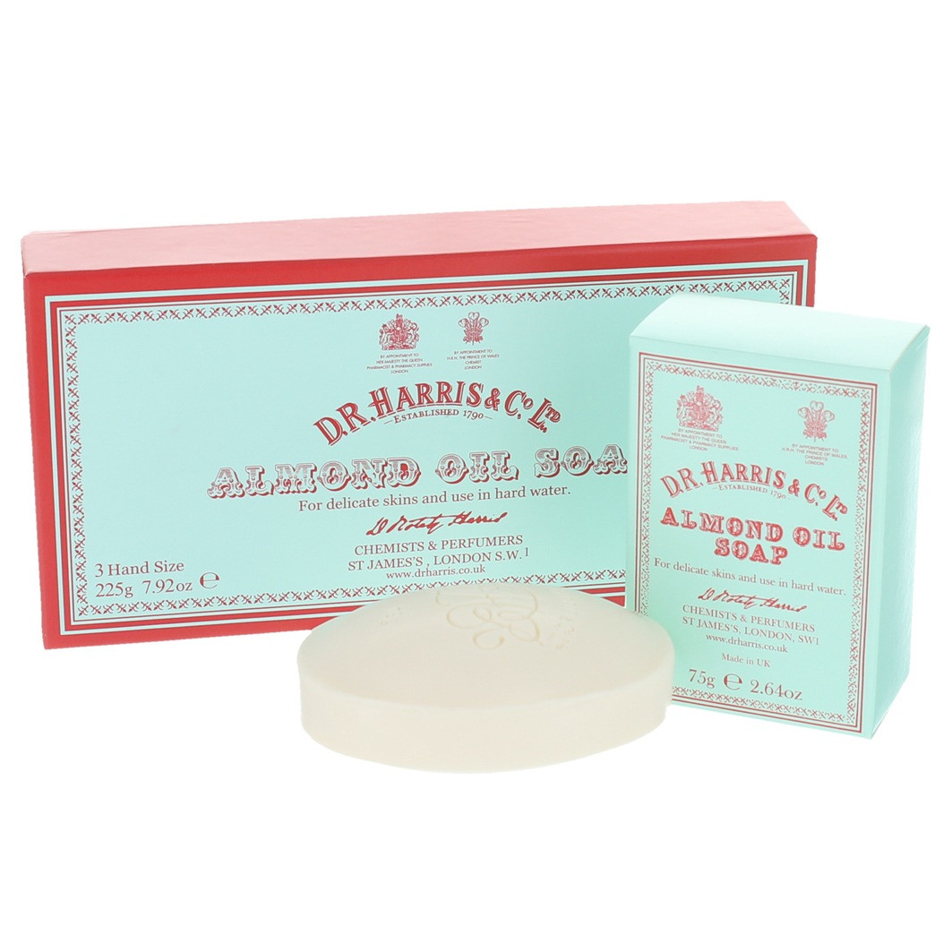 Almond Oil Soap Box of 3