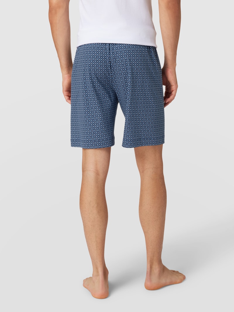 Pyjama-Hose aus Baumwolle Modell 'VESANTO' in marineblau