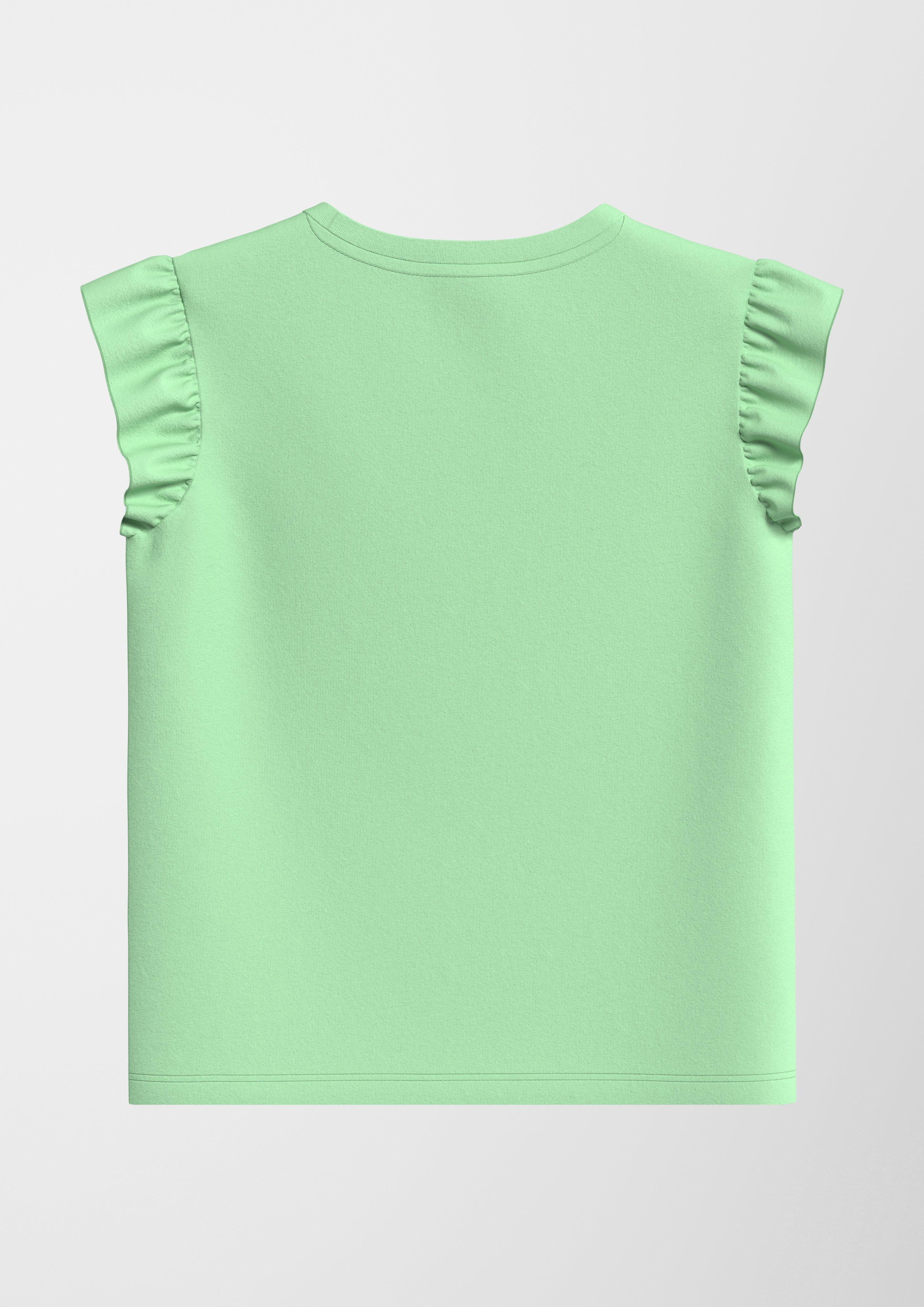 Baumwollshirt mit Artwork  2131424-7300