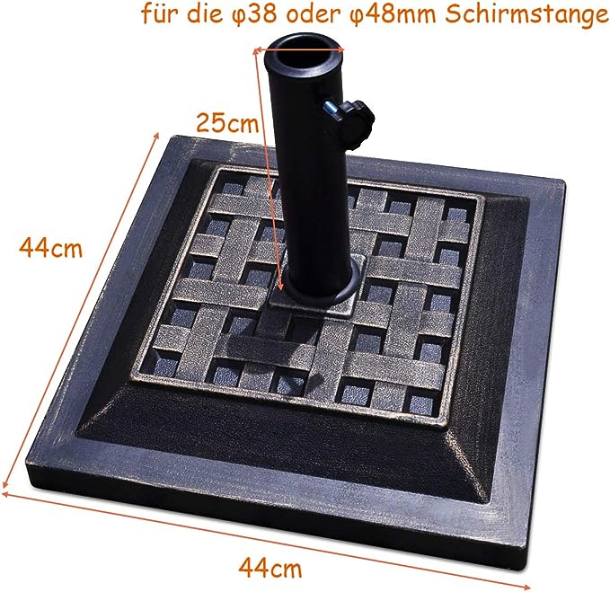 Costway COSTWAY Sonnenschirmständer Marktschirmständer
