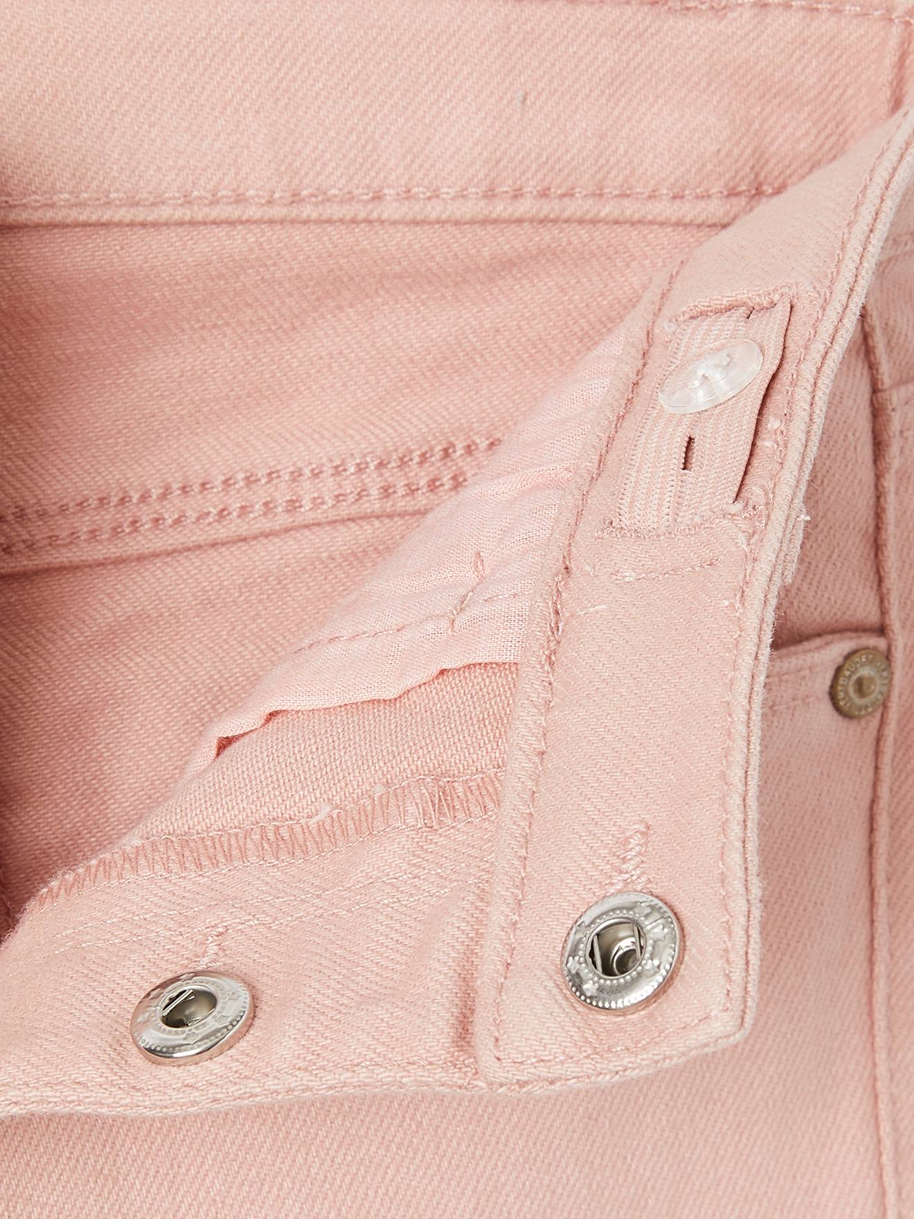 Vertbaudet Mädchen Mom-Fit-Hose, Hüftweite COMFORT - wollweiß