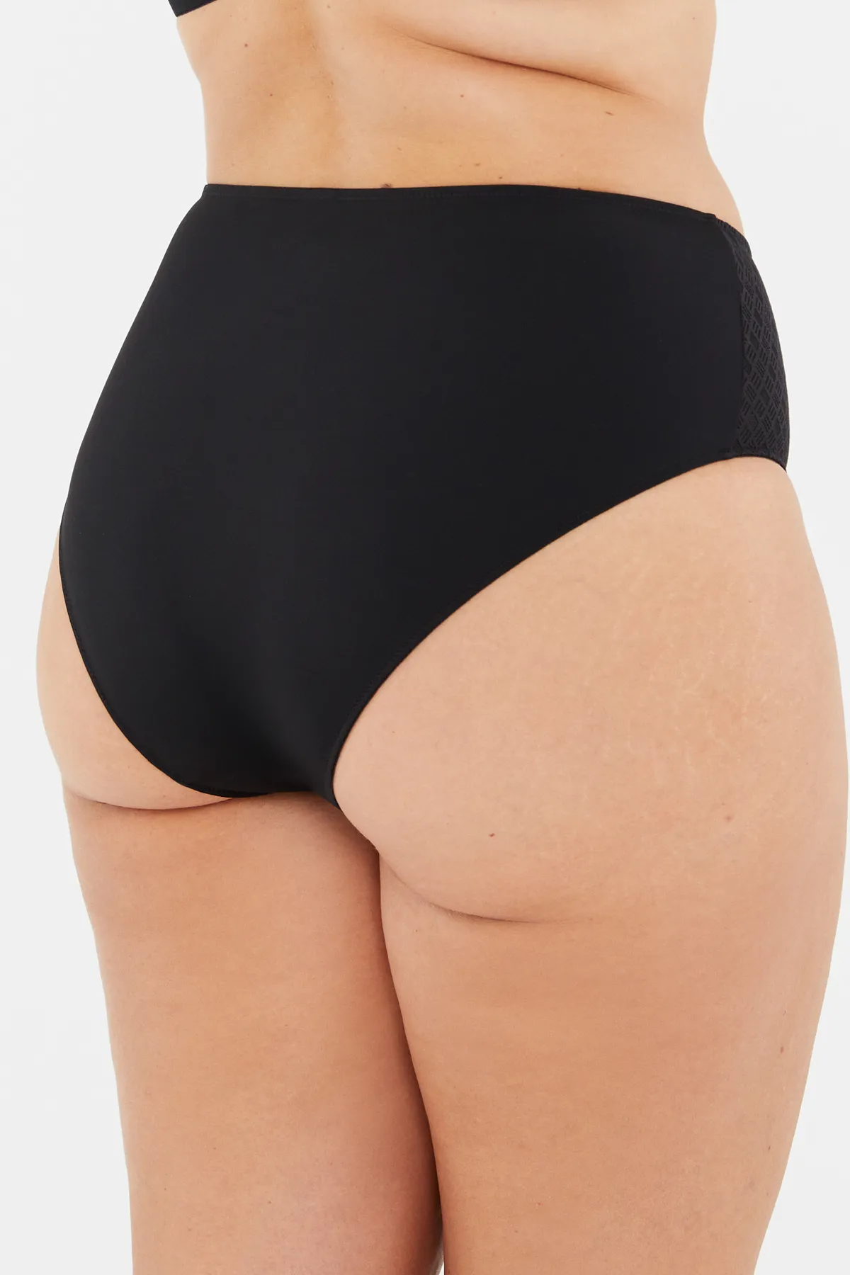 Dagi  Schwarze Lily Slip-Höschen mit hoher Taille