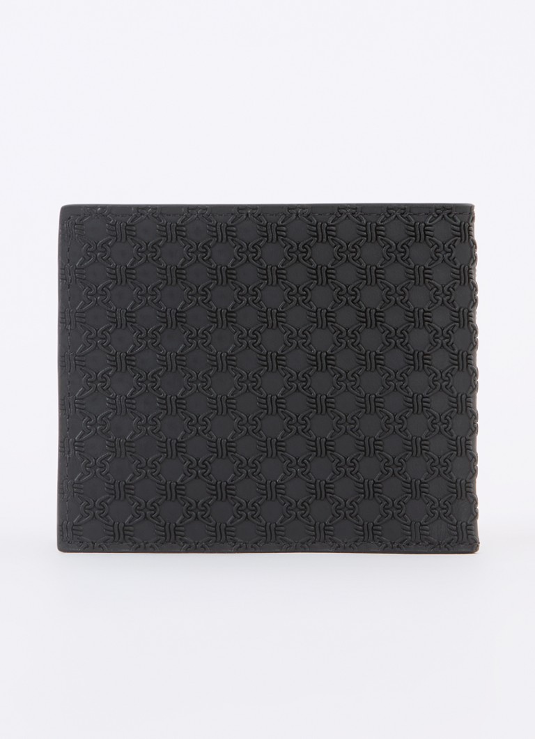 Portofel din piele Emporio Armani cu logo imprimat