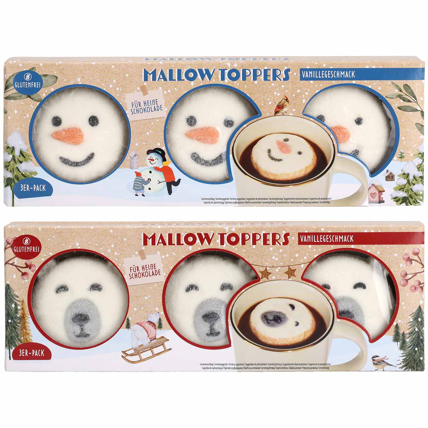 Becky's Marshmallow Toppers 3er
