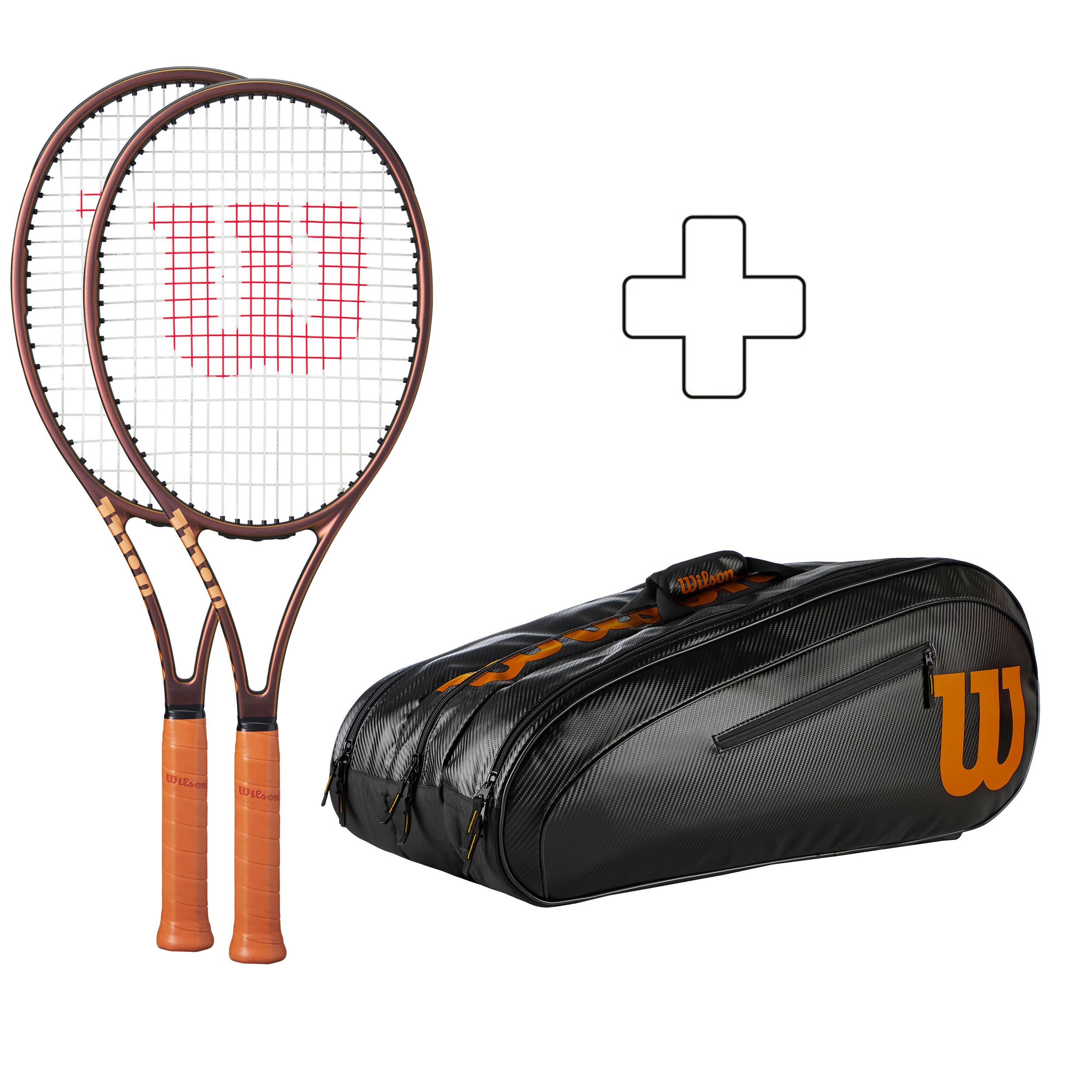 2x Pro Staff 97 X Plus Schlägertasche