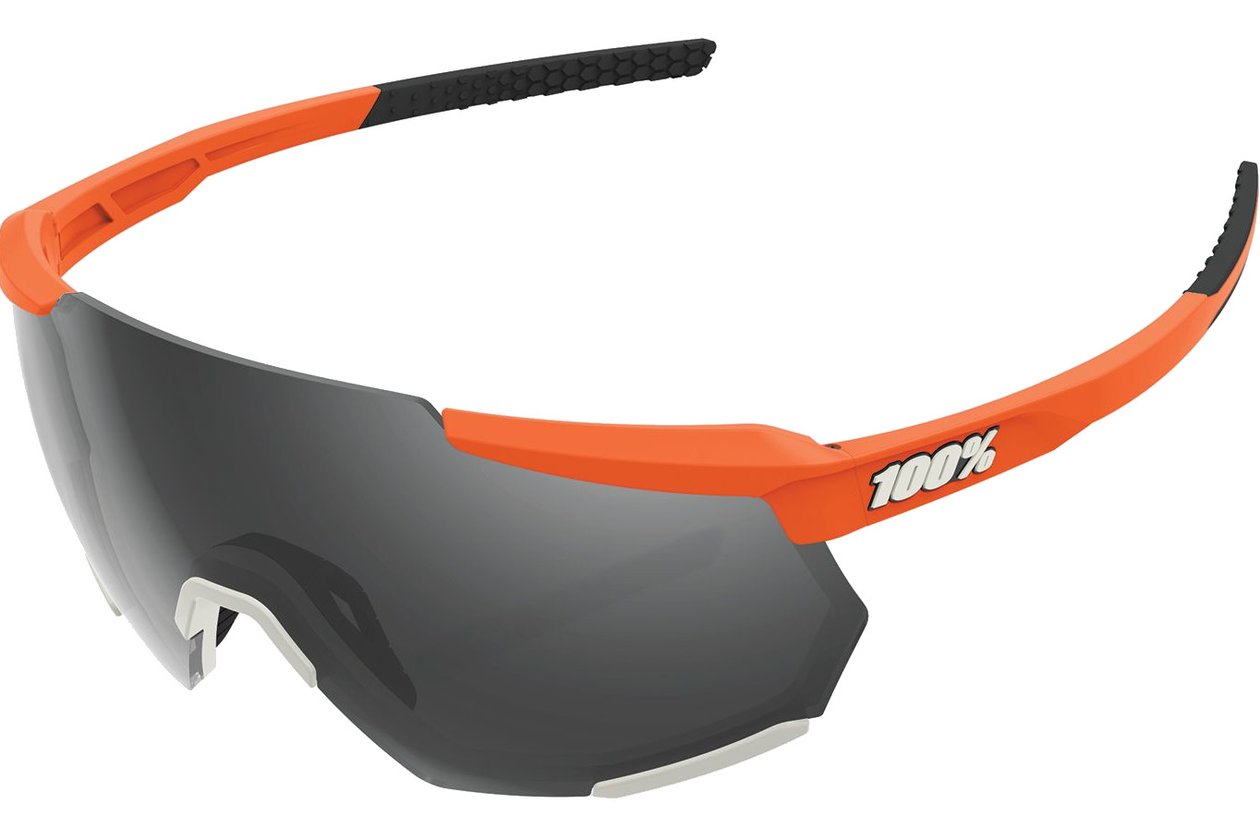 100 Percent Racetrap soft tact oxyfire / Black Mirror Lens