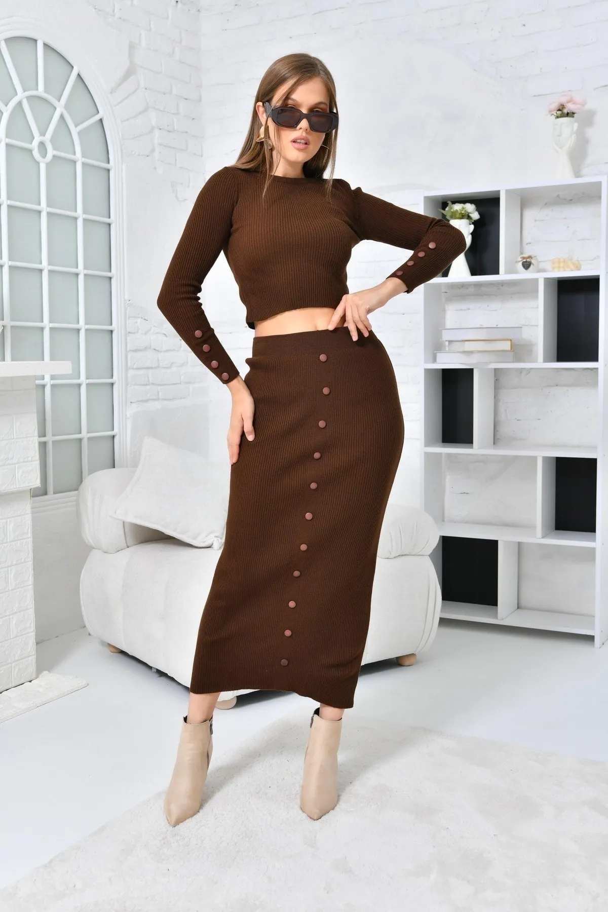 VOLT CLOTHİNG  Strickrock-Kostüm für Damen