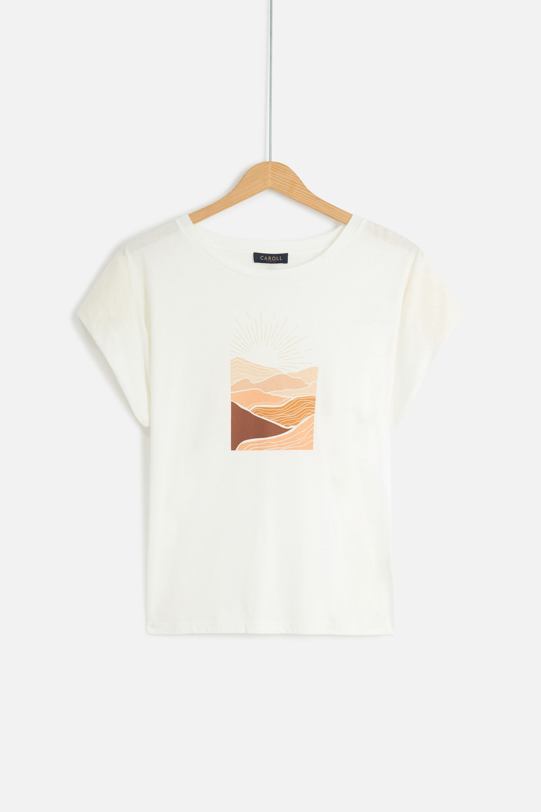 t-shirt erica ivoire femme