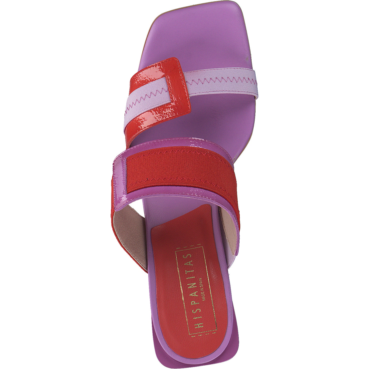 Hispanitas Schuhe Mallorca HV243327, Plateau-Pantoletten, Damen, Pink Lila