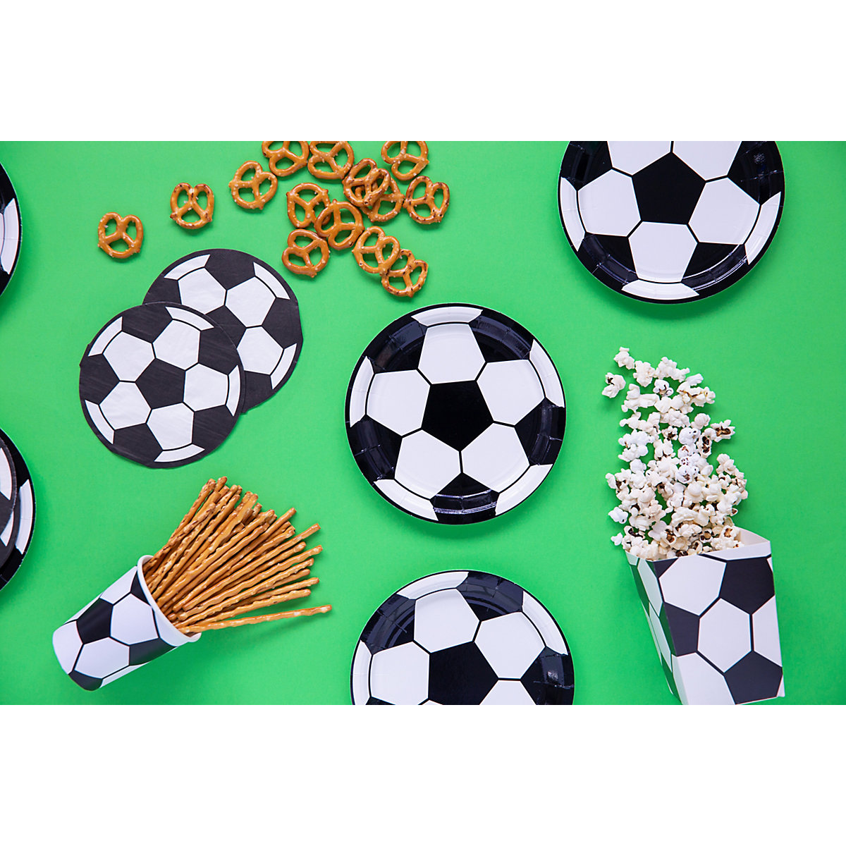 Pappteller Fußball
