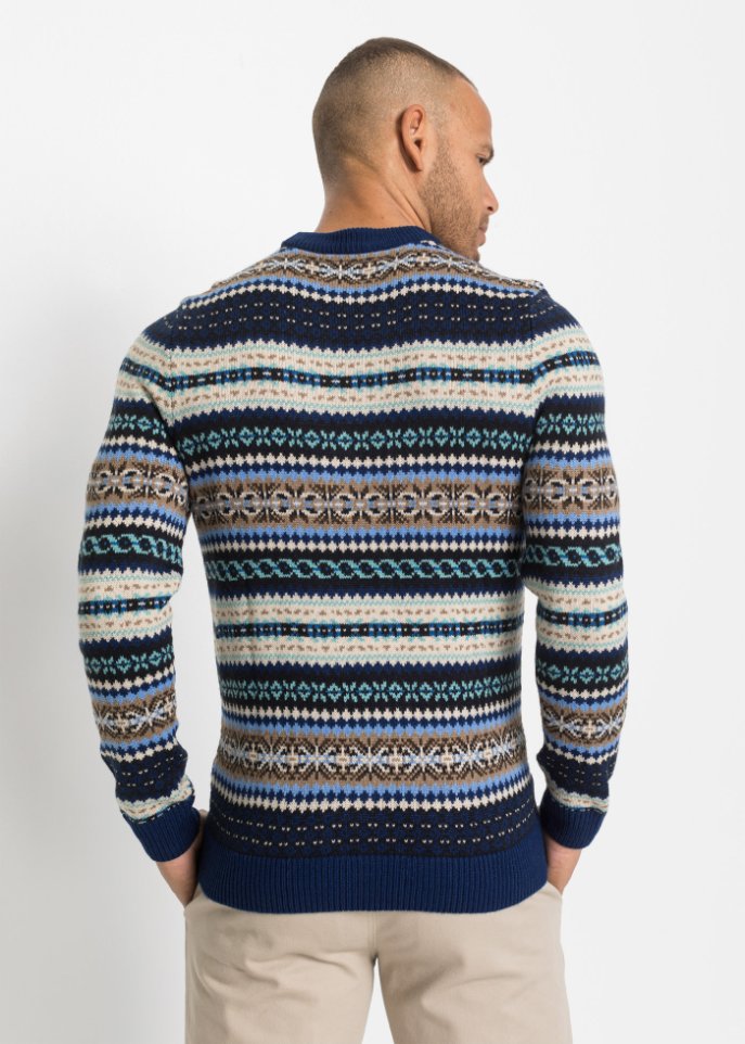 Norweger Pullover mit recyceltem Polyacryl