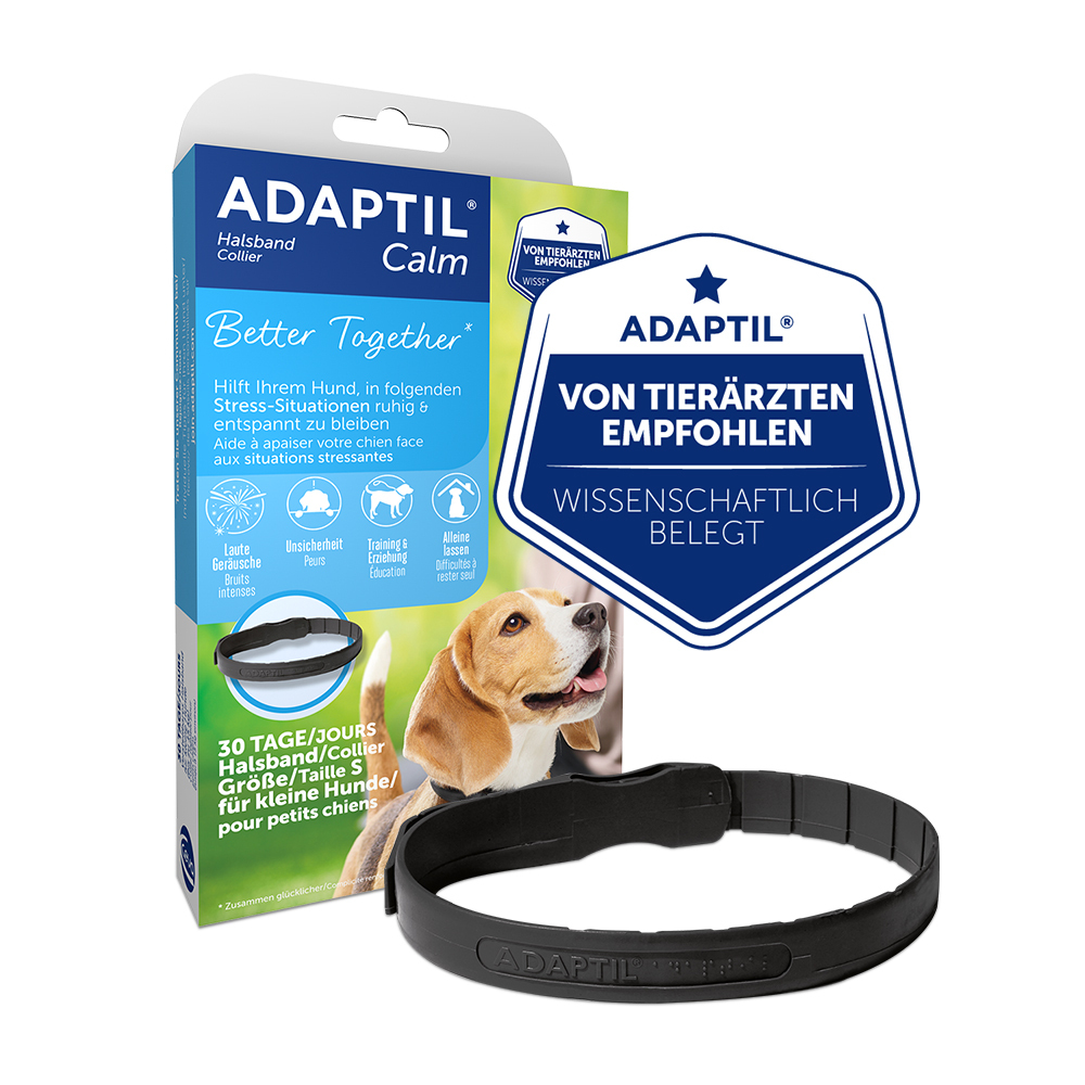ADAPTIL Beruhigungsmittel ADAPTIL Calm Halsband Anti Stress Erziehungshalsband S-M