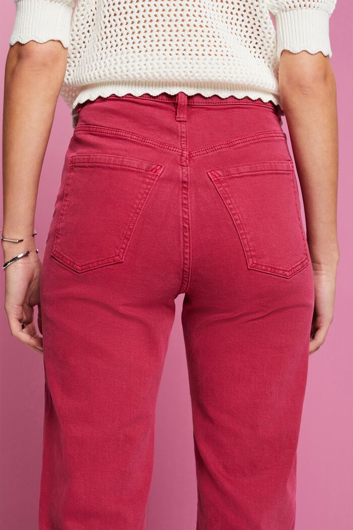 Hose mit hohem Bund und geradem Bein