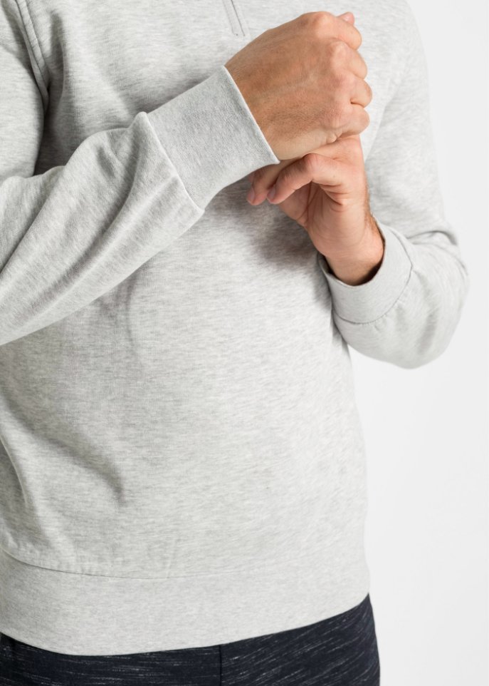 Sweatshirt mit Troyerkragen