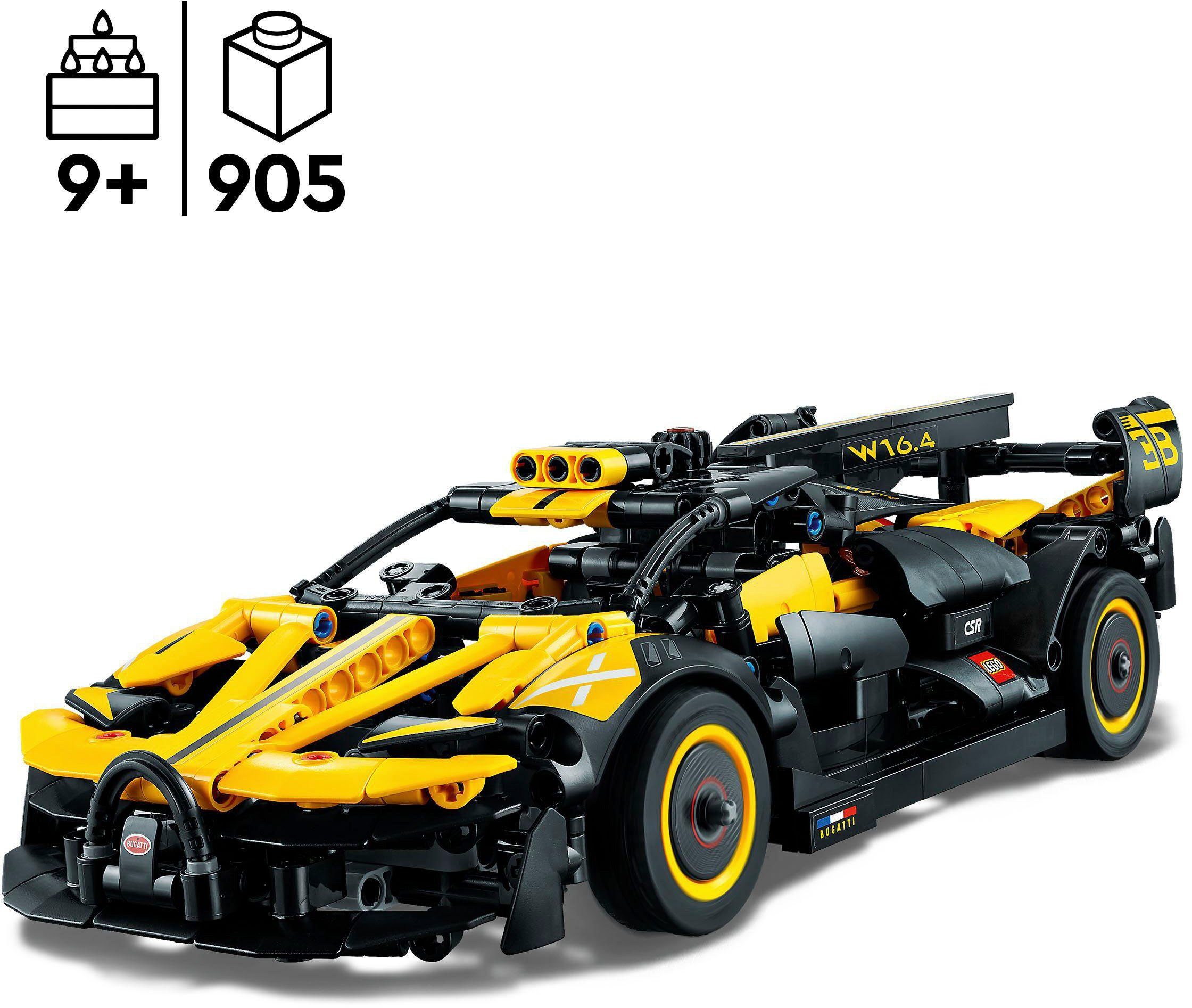 LEGO® Konstruktionsspielsteine Bugatti-Bolide (42151), LEGO® Technic, (905 St), Made in Europe