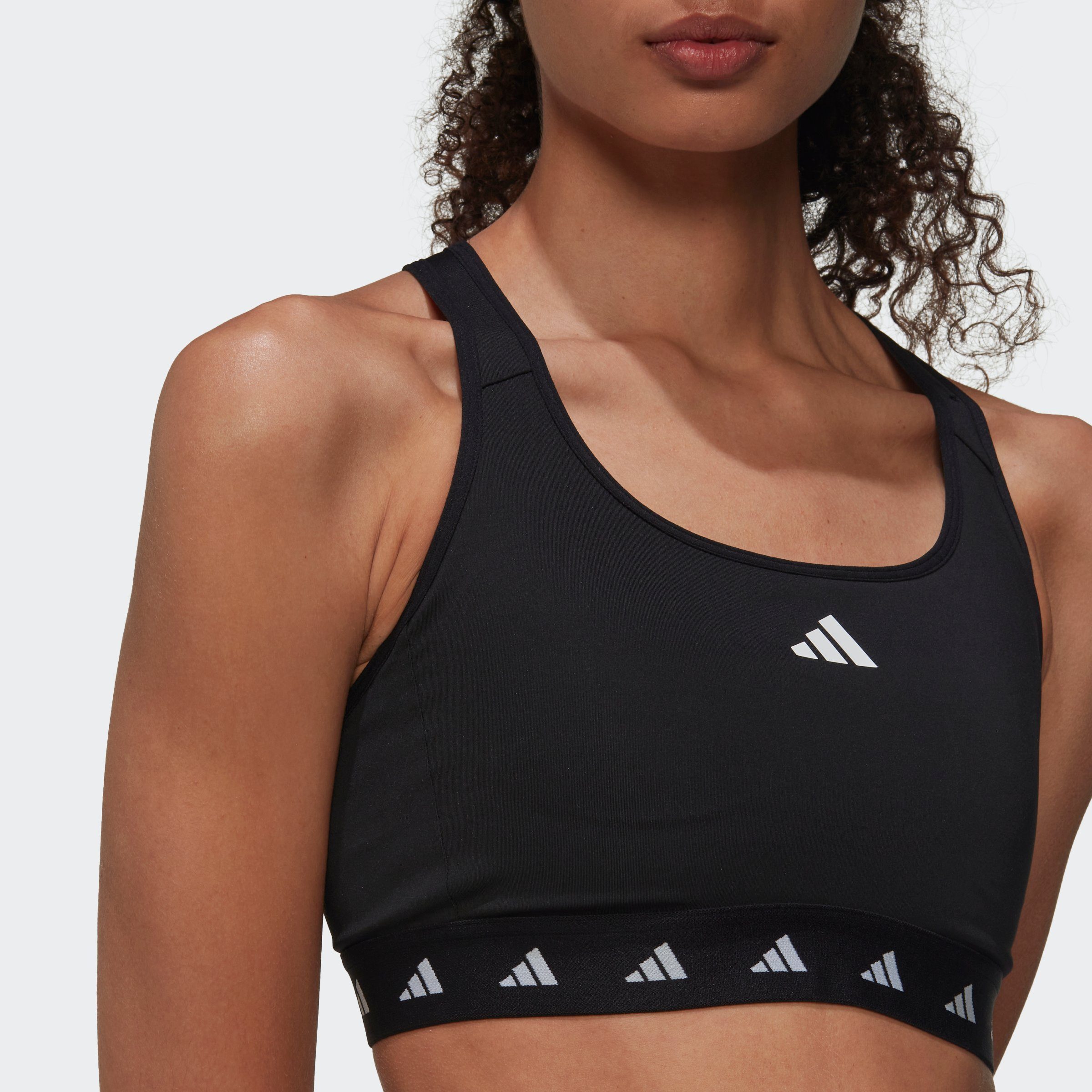 adidas Performance Sport-BH POWERREACT TRAINING MEDIUM-SUPPORT TECHFIT (1-tlg)