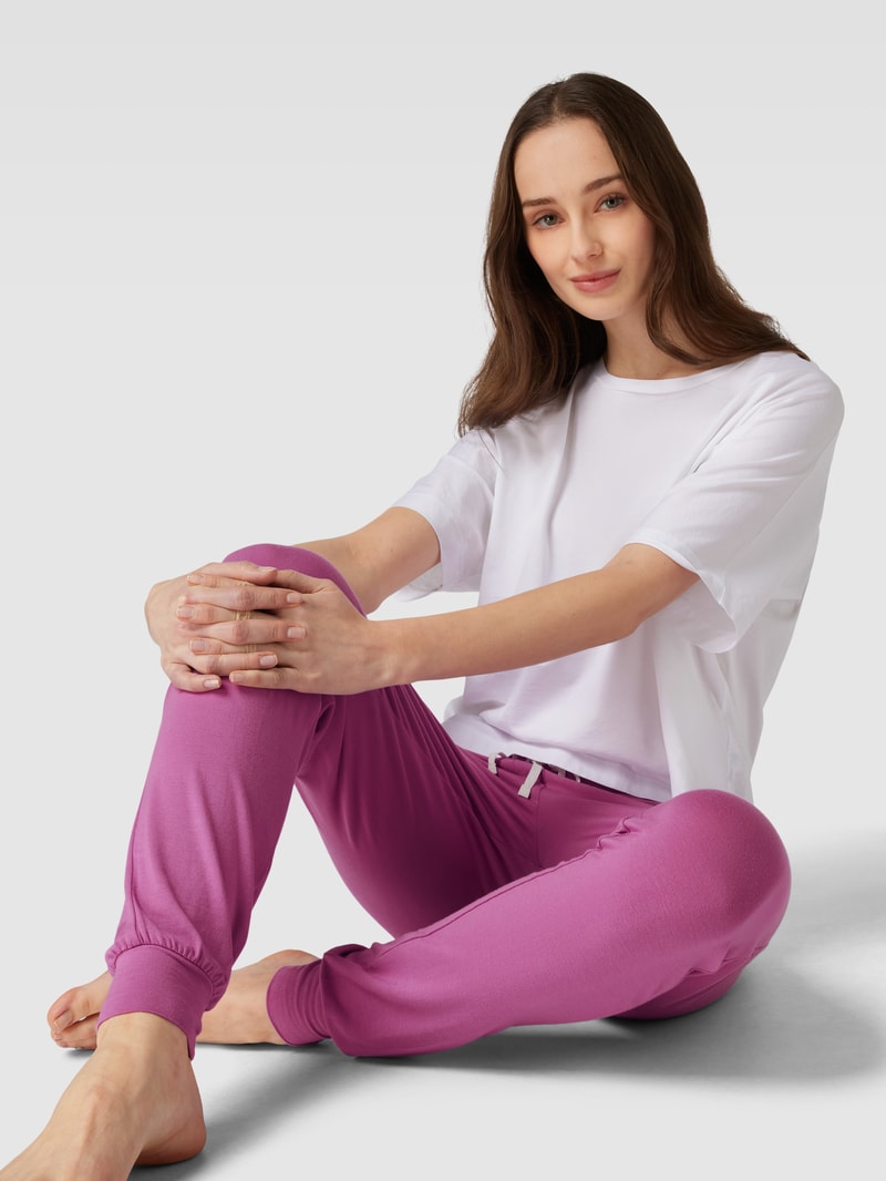 Pyjamahose mit Tunnelzug Modell 'Viola' in pink