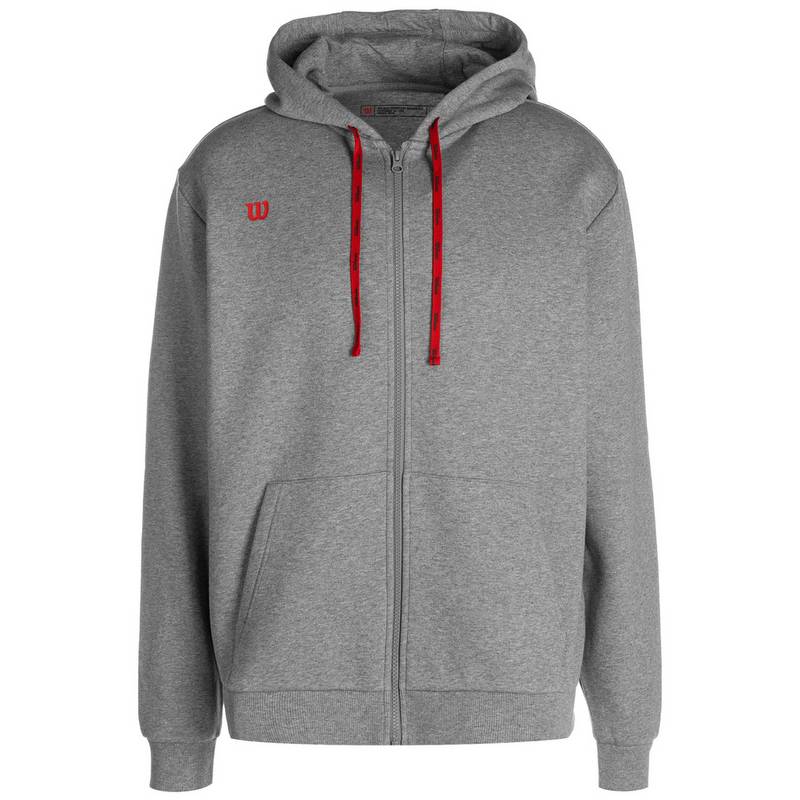 Wilson Fundamentals Cotton Zip Trainingsjacke Herren