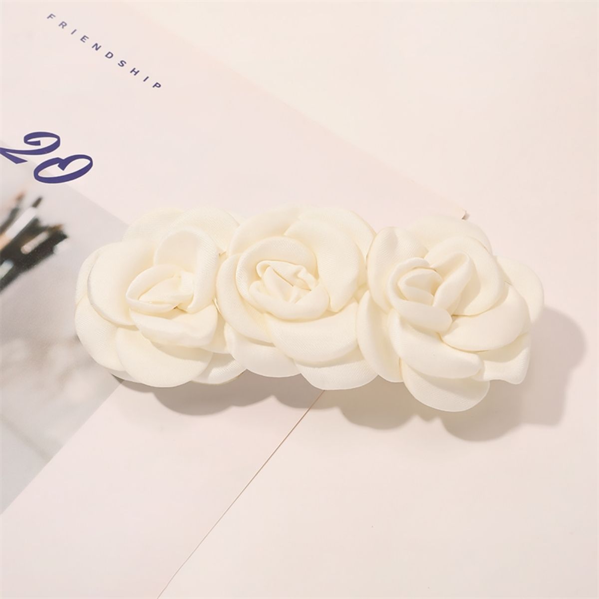 Chris Rubin Rose Barrette