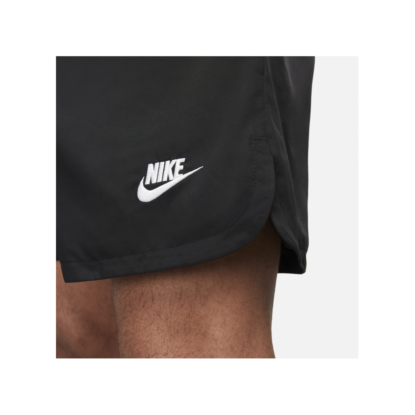 Nike Woven Lined Flow Short Schwarz Weiss F010