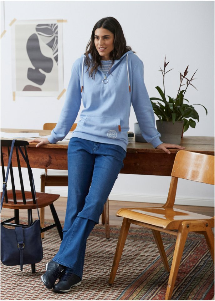 Kapuzensweatshirt, 2 in 1 Optik